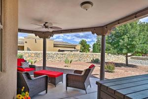 Rustic Las Cruces Escape - 2 Mi to NMSU! 파티오 또는 야외 공간
