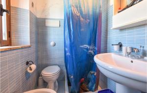 Koupelna v ubytování Amazing Home In Ustica With House Sea View
