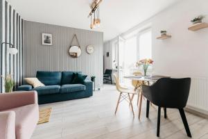 Posedenie v ubytovaní Nocosfera Apartament Górnośląski
