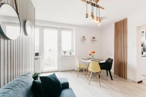 Posedenie v ubytovaní Nocosfera Apartament Górnośląski