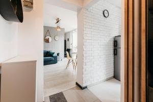 Posedenie v ubytovaní Nocosfera Apartament Górnośląski