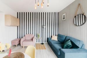 Posedenie v ubytovaní Nocosfera Apartament Górnośląski