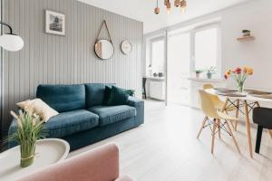 Posedenie v ubytovaní Nocosfera Apartament Górnośląski
