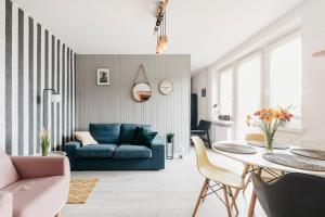 Posedenie v ubytovaní Nocosfera Apartament Górnośląski