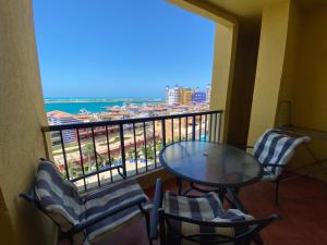 A balcony or terrace at Porto Marina Resort Chalets Families Only
