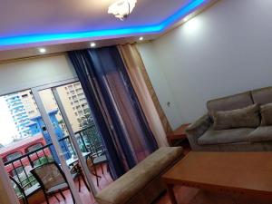 A seating area at Porto Marina Resort Chalets Families Only