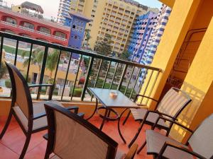 A balcony or terrace at Porto Marina Resort Chalets Families Only