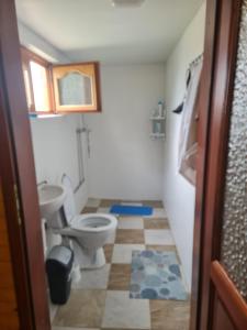 Koupelna v ubytování Hobby Vendégház