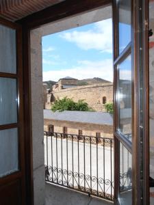 Balkón nebo terasa v ubytování Hostal Virgen de la Encina
