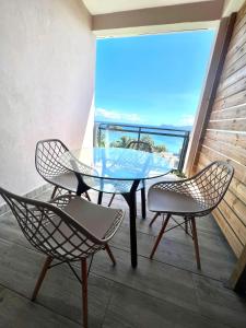 Μπαλκόνι ή βεράντα στο Superbe T2 full équipé à sada avec vue sur îlot