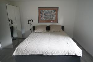 Katil atau katil-katil dalam bilik di Neue und zentral gelegene Wohnung in Stuttgart