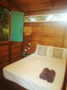 Ένα ή περισσότερα κρεβάτια σε δωμάτιο στο Freesoul Hostel