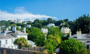 uitzicht op een stad met huizen en bomen bij Gresham Court in Torquay