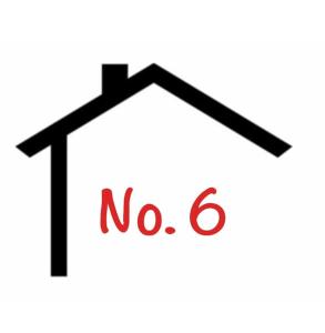 un diagramma di una casa senza sopra di No. 6 - the little house that gives you a hug a Trumpan