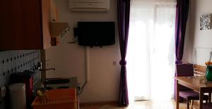 Телевизор и/или развлекательный центр в Apartments by the sea Opatija - 7692