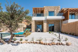 a villa with a pool in the desert at Alma Natura Villas Falasarna- Avgerinos Villa in Falasarna