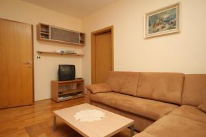 Televízia a/alebo spoločenská miestnosť v ubytovaní Apartment Mali Losinj 7979a