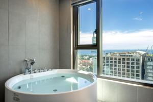Koupelna v ubytování Seogwipo Hills Hotel + 26 fotografií