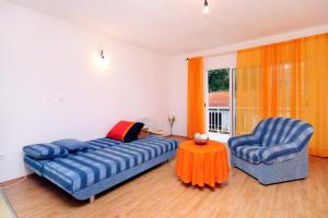 Ruang duduk di Seaside holiday house Prigradica, Korcula - 9282