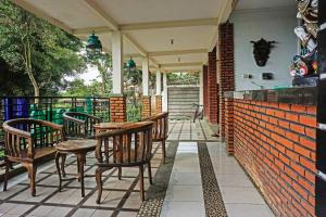 Balkón nebo terasa v ubytování Cunang Hill Hotel & Resort
