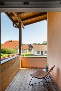 Balkón nebo terasa v ubytování Hotel Altneudörflerhof