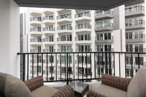 Balkón nebo terasa v ubytování Mantra Beach condominium M257