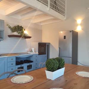 Kuchyň nebo kuchyňský kout v ubytování La Casa di Stefania LOFT