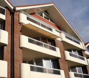 Balkoni atau teres di Haus Trafalgar Whg. 242 Möwennest
