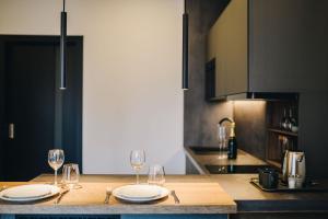 Kuchyňa alebo kuchynka v ubytovaní Executive Apartments Taborska