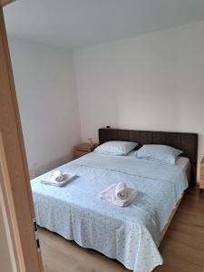 Postel nebo postele na pokoji v ubytování Daddycool