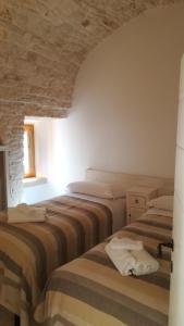 A bed or beds in a room at Charming Trulli