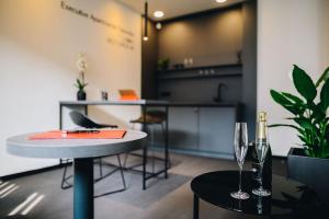 Kuchyňa alebo kuchynka v ubytovaní Executive Apartments Taborska