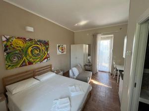 Voodi või voodid majutusasutuse Borgo Bruno toas