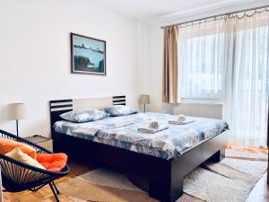 Postel nebo postele na pokoji v ubytování Apartment Viktorija