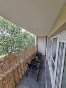 Balkón alebo terasa v ubytovaní Appartement 2 pièces de Charme à d'Annemasse.
