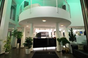 Vstupní hala nebo recepce v ubytování JC Hotel