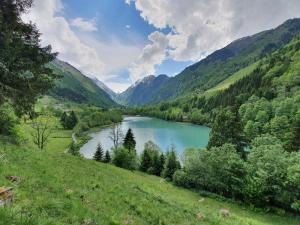 a view of a river in a valley at Apartment Leontina - with Air Conditioning and Summer Card in Kaprun