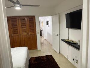 TV a/nebo společenská místnost v ubytování Hospedaje de marant 2