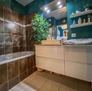 Kúpeľňa v ubytovaní Logement exceptionnel avec jardin proche Disney