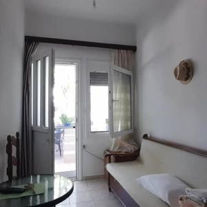 Postel nebo postele na pokoji v ubytování Το σπίτι της Ελένης