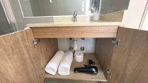 Koupelna v ubytování Departamento Chillan céntrico