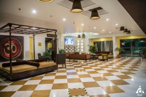 Fitness centrum a/nebo fitness zařízení v ubytování Hotel Abigail Goradia's