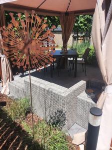 Patio nebo venkovní prostory v ubytování Le Haut' Mont