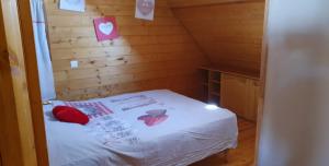 Posteľ alebo postele v izbe v ubytovaní Chalet au cœur du Val d'Azun