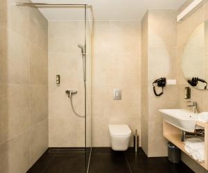 Salle de bains dans l'établissement Sleep in Hostel & Apartments Stary Rynek