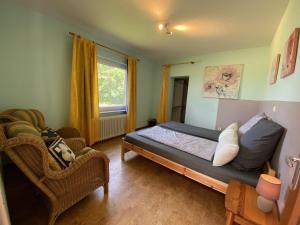 Posezení v ubytování Haus Weidblick mit Weitblick