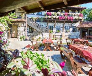 Zahrada ubytování Family hotel Makedonska Kruchma