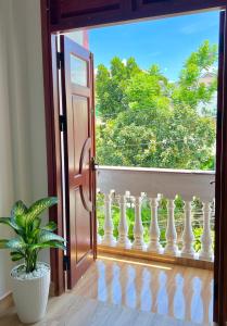 Balkón nebo terasa v ubytování Nấm Home