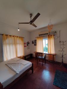Hope Hostels, Varkala - Helipad客房内的一张或多张床位