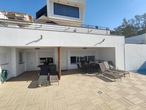 Balkón alebo terasa v ubytovaní Apartamentos La Libertad 1